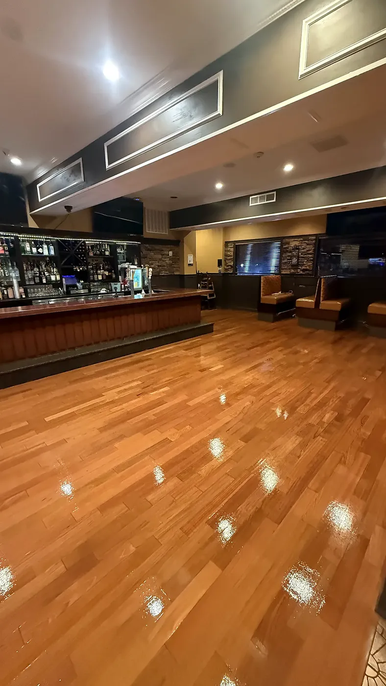 Restaurant Bar Floor, Booth Seating View
