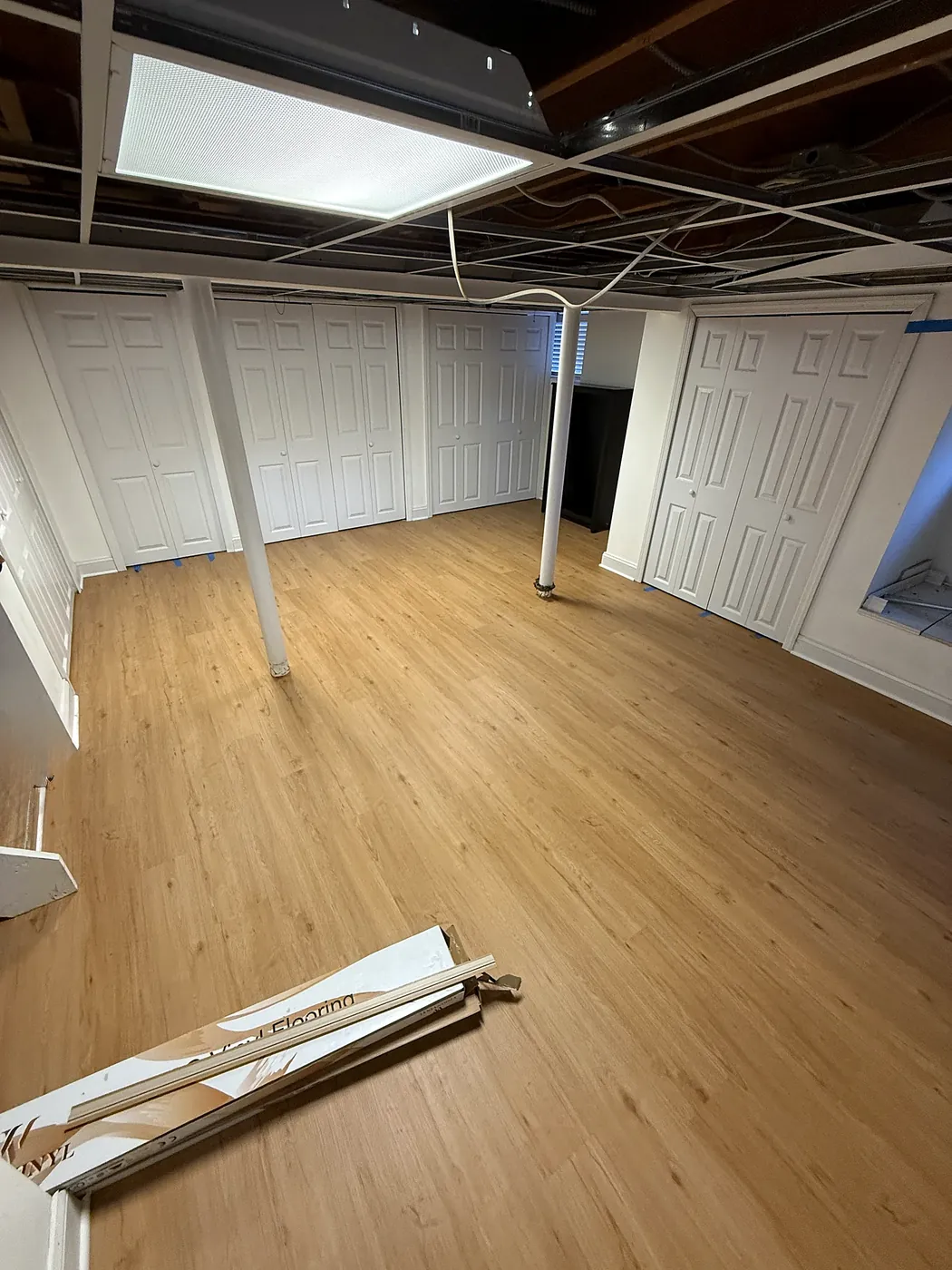 LVP Finished Basement