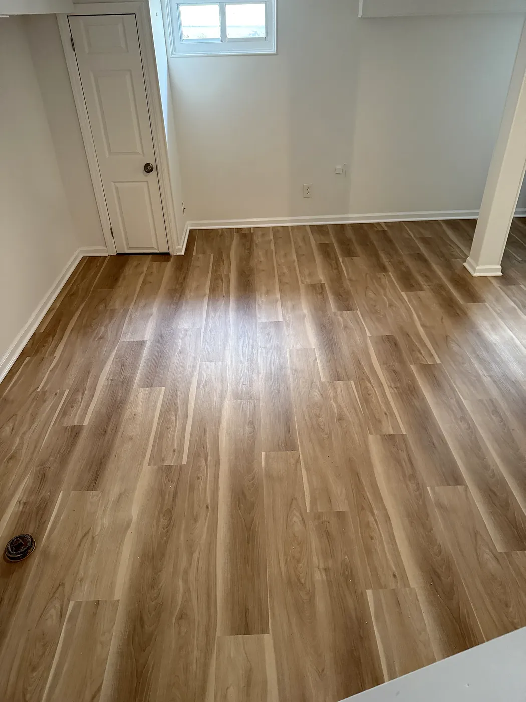 LVP Flooring in a Sunlit Room