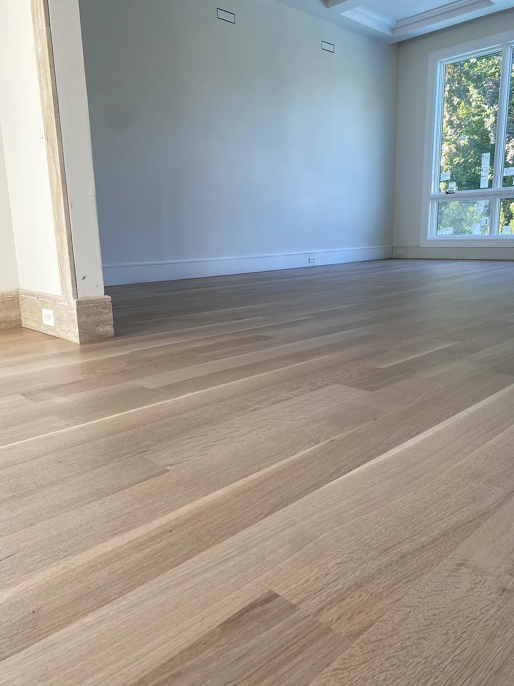 Wide-Plank Hardwood Refinish