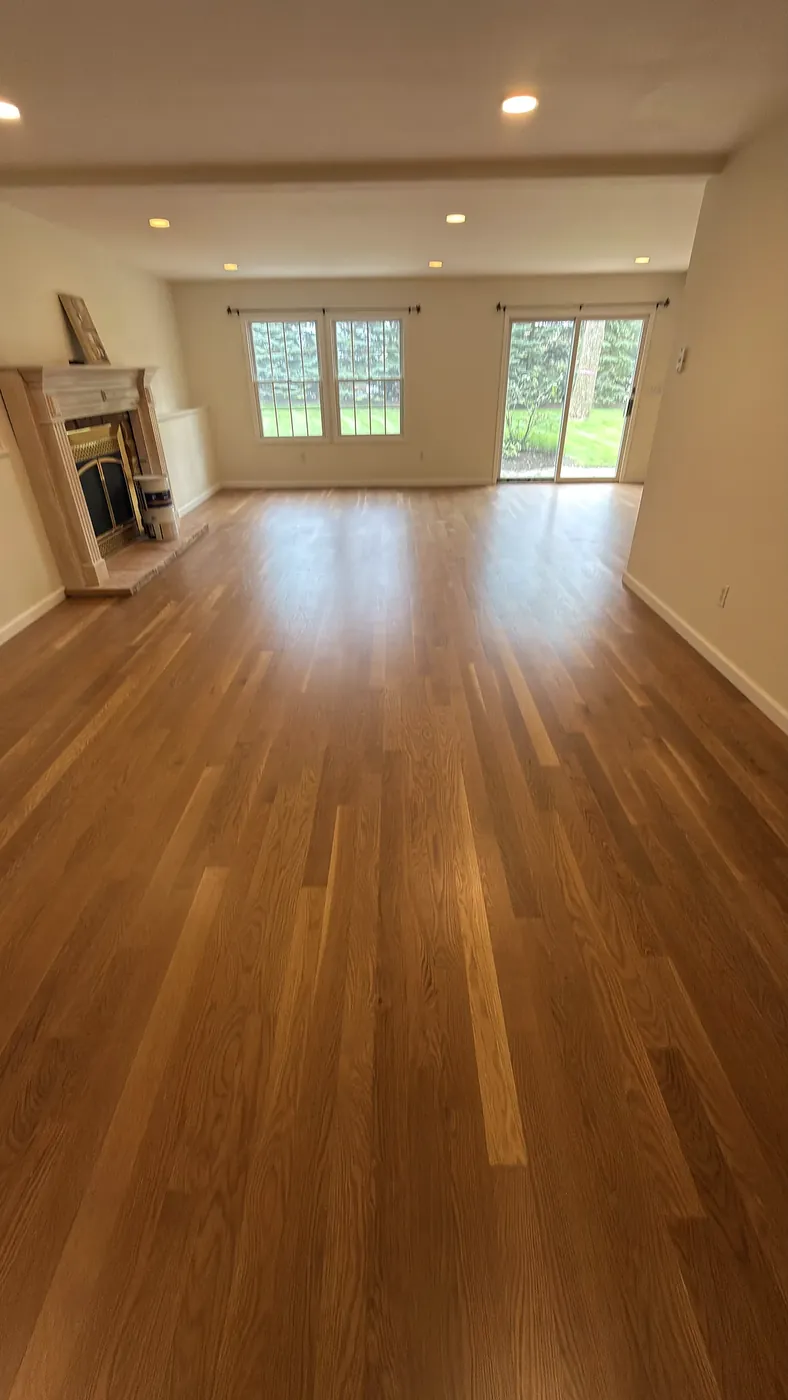 Glossy Hardwood Refinish