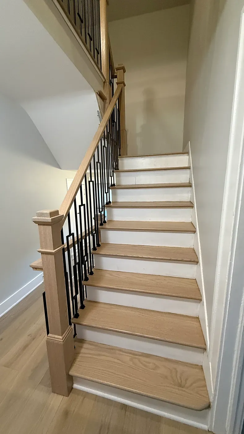Modern Staircase & Metal Railing