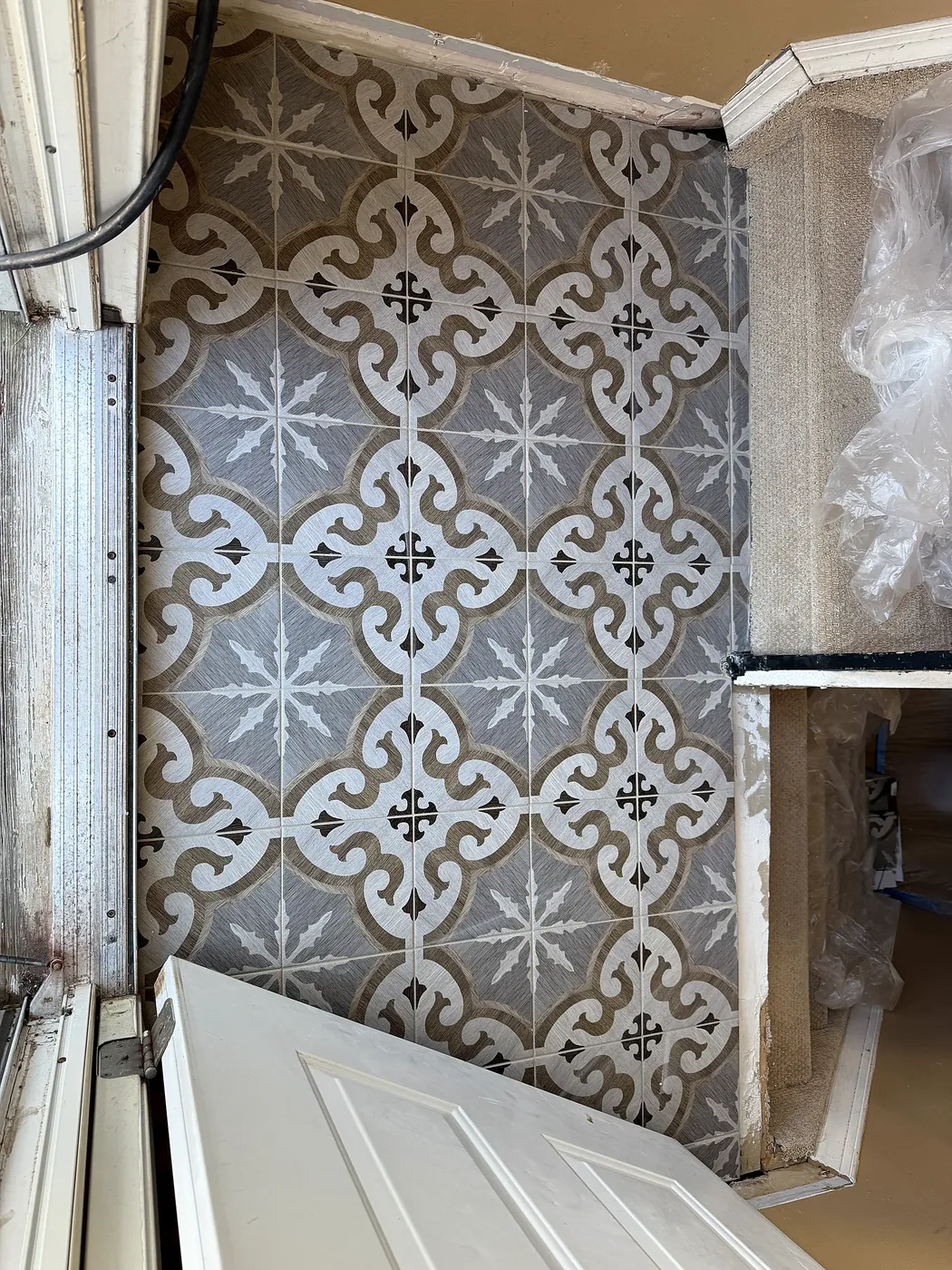 Patterned Tile Entryway
